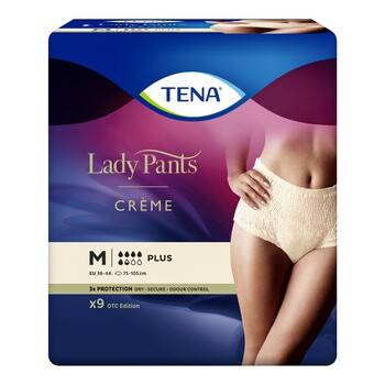 TENA Lady Pants Creme Plus M Bielizna chłonna x 9 szt.