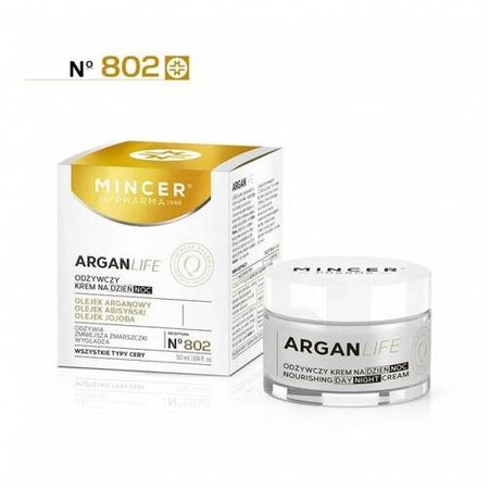 Mincer Pharma Argan Life 802 krem na dzień i na noc odżywczy 50 ml