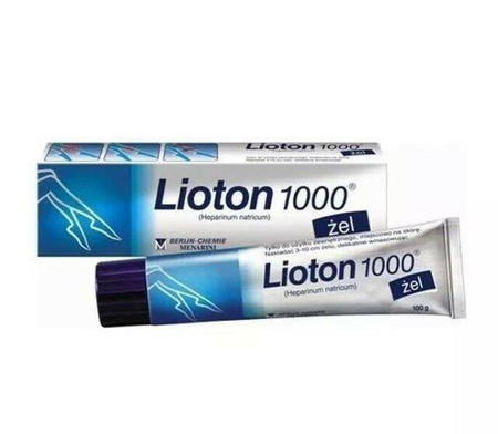 Lioton 1000j.m. żel 100g