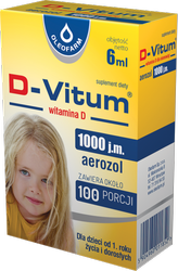 D-Vitum 1000 j.m. aerozol x 6 ml