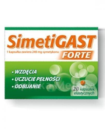 Simetigast Forte x 20 kaps.