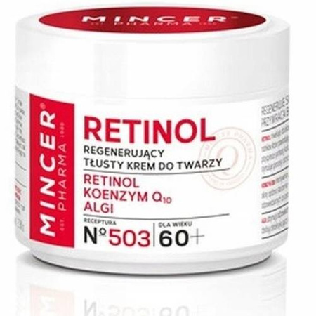 Mincer Pharma Retinol No. 503 Regenerujący tłusty krem do twarzy 60+ 50 ml