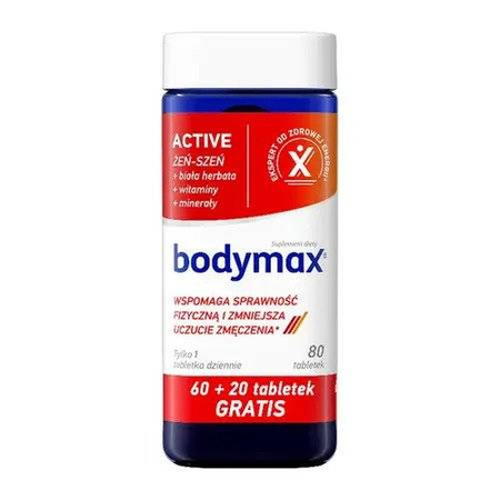 Bodymax Active 80 tabletek (60+20 gratis)