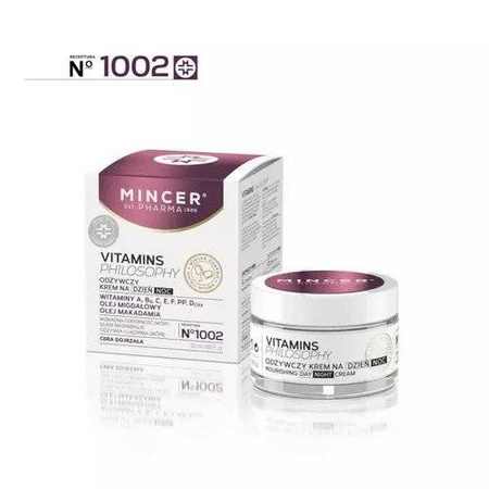 Mincer Pharma Vitamins Philosophy No. 1002 odżywczy krem na dzień i na noc 50 ml