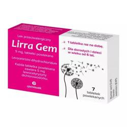 Lirra Gem 5mg 7 tabletek