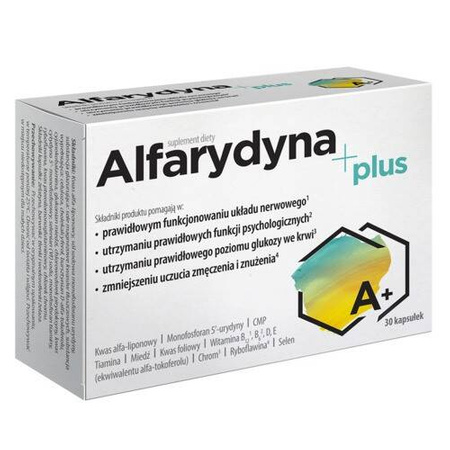 Alfarydyna Plus 30 kapsułek