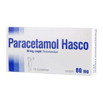 Paracetamol czopki 80 mg 10 sztuk