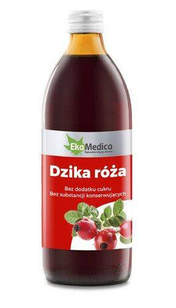 Dzika Róża 100% Sok 500 ml EkaMedica