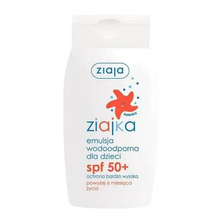 ZIAJA ZIAJKA Emulsja wodoodporna dla dzieci SPF 50+ 125 ml