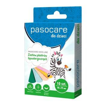 Plastry Pasocare Kids Line neonowe 10 sztuk