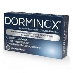 Dorminox 12,5 mg 20 tabletek