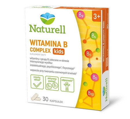 NATURELL Witamina B Complex kids 30 kapsułek