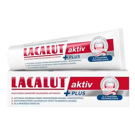 LACALUT AKTIV PLUS Pasta do zębów 75 ml