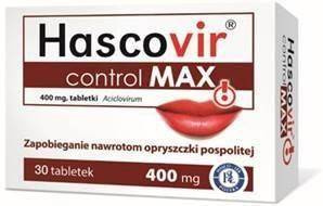 Hascovir control Max 400mg x 30 tabl.