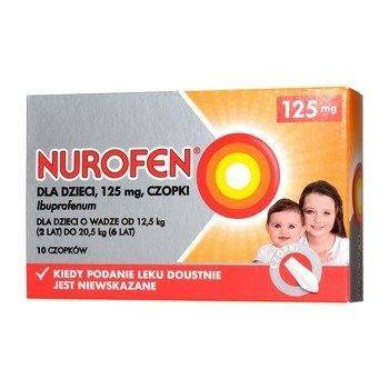 Nurofen 125mg x 10 czopków