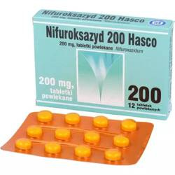 Nifuroksazyd Hasco 200mg 12 tabletek