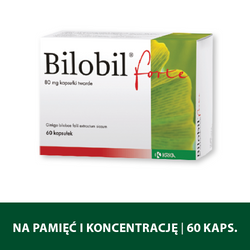 Bilobil Forte 80 mg 60 kapsułek