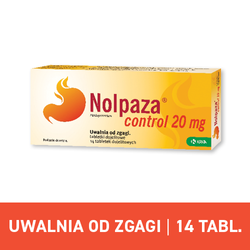 Nolpaza control 20 mg 14 tabletek