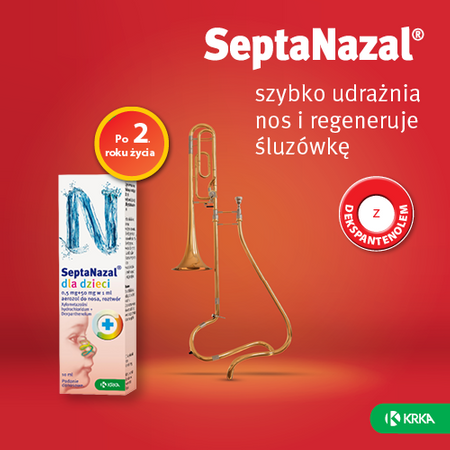 Septanazal 0,5 mg+50 mg/ml aerozol do nosa dla dzieci 10 ml