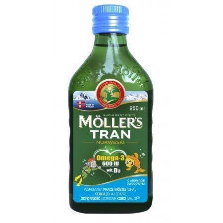 MOLLERS Tran Norweski owocowy płyn 250ml