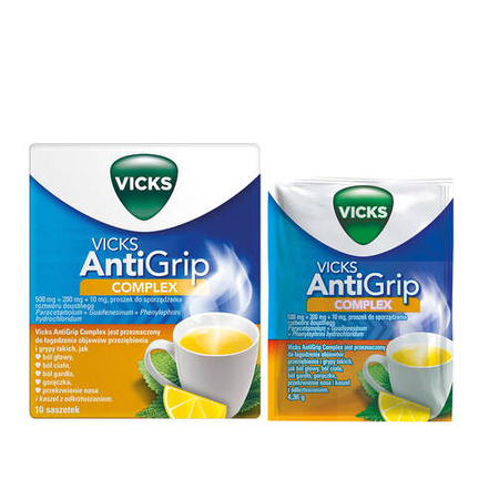 Vicks AntiGrip Complex x 10 saszetek