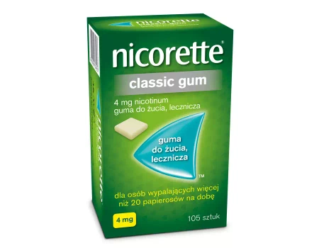 Nicorette Classic Gum 4mg 105 szt.