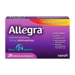 Allegra 120 mg x 20 tabl.