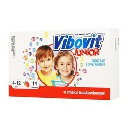 Vibovit Junior truskawkowy 14 saszetek