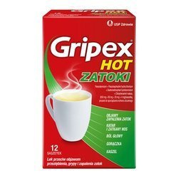 Gripex Hot Zatoki 12 saszetek