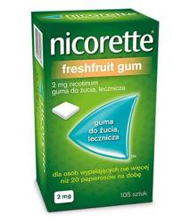 Nicorette FreshFruit Gum 2 mg 105 szt.