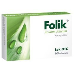 Folik 0,4mg  60 tabletek