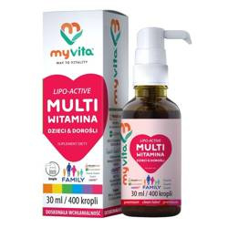 MyVita Multiwitamina Lipo-Active dla dzieci i dorosłych krople 30 ml