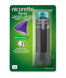 Nicorette Spray 1 mg/ dawkę (aerozol do stosowania w jamie ustnej) x 150 dawek