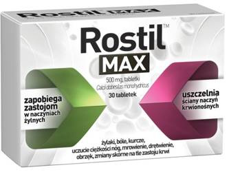 Rostil Max 500 mg 30 tabletek