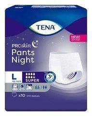 TENA Pants ProSkin Super Night L Majtki chłonne x 10 szt.