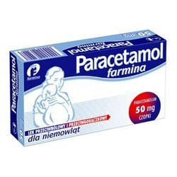 Paracetamol czopki 50 mg 10 sztuk