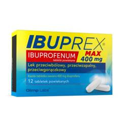 Ibuprex Max 400mg 12 tabletek