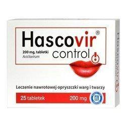 Hascovir Control 200mg x 25 tabl.