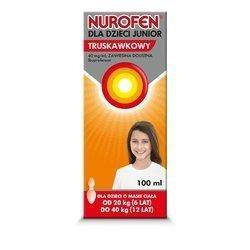 Nurofen Junior truskawkowy 40 mg/ ml zawiesina 100 ml