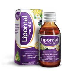 Lipomal multi 6+ syrop 120 ml