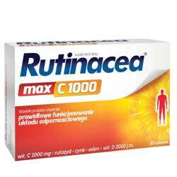 Rutinacea Max C1000 30 tabletek